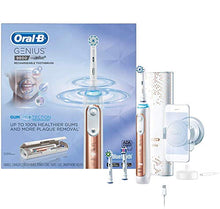 Load image into Gallery viewer, Oral-B Genius 9600 Electric Toothbrush, 3 Brush Heads, Rose Gold
