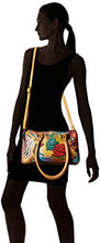 Load image into Gallery viewer, Anna by Anuschka womens Satchel Handbag Genuine Leather, Rose Safari, No Size US
