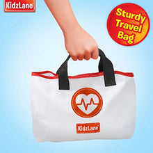 Load image into Gallery viewer, Kidzlane Play Doctor Kit for Toddlers and Kids - Kids Doctor Play Set - 7 Piece Dr Set with Medical Storage Bag and Electronic Stethoscope for Kids Ages 3+
