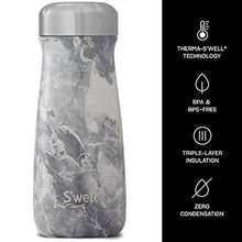 Load image into Gallery viewer, S'well Stainless Steel Traveler - 16 Fl Oz - Blue Granite - Triple-Layered Vacuum-Insulated Travel Mug Keeps Coffee, Tea and Drinks Cold for 24 Hours and Hot for 12 - BPA-Free Water Bottle
