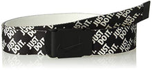 Load image into Gallery viewer, NIKE Men's Just Do It Reversible Web, Black Stacked, O/S
