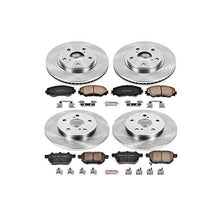 Load image into Gallery viewer, Power Stop KOE4141 Autospecialty Front and Rear Replacement Brake Kit-OE Brake Rotors &amp; Ceramic Brake Pads
