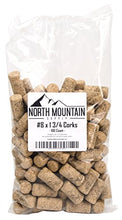 Load image into Gallery viewer, North Mountain Supply - NMS Amorim Grape #8 #8 Premium Natural Agglomerated Corks 7/8" x 1 3/4" - Bag of 100
