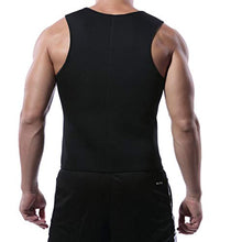 Load image into Gallery viewer, TaxyFan Weightloss Hot Neoprene Corset Men Waist Trainer Vest and Zipper Sauna Tank top Workout Body Shaper Workout Shirt fit
