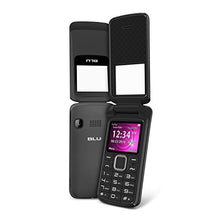Load image into Gallery viewer, BLU Zoey Flex 3G Z170L Unlocked GSM (AT&amp;T + T-Mobile) Dual-SIM Flip Phone w/Quick-Glance Window - Black

