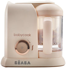 Load image into Gallery viewer, BEABA Babycook Solo 4 in 1 Baby Food Maker, Baby Food Processor, Steam Cook and Blender, Large Capacity 4.5 Cups, Cook Healthy Baby Food at Home, Dishwasher Safe, Rose Gold
