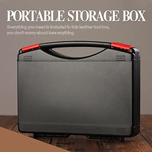 Load image into Gallery viewer, 50 Pieces Leather Working Tools and Supplies with Leather Tool Box Prong Punch Edge Beveler Wax Ropes Needles Perfect for Stitching Punching Cutting Sewing Leather Craft Making
