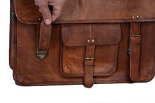 Load image into Gallery viewer, KPL 18 INCH Leather Briefcase Laptop Messenger Bag Satchel Office computer bag for men (18 INCH)
