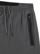 Load image into Gallery viewer, TCA Men's Elite Tech Lightweight Running or Gym Training Shorts with Zip Pockets - Asphalt, Medium
