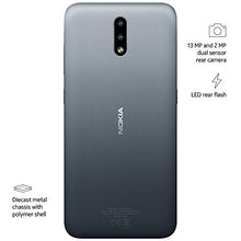 Load image into Gallery viewer, Nokia 2.3 Fully Unlocked Smartphone with AI-Powered Dual Camera and Android 10 Ready, Charcoal (AT&amp;T/T-Mobile/Cricket/Tracfone/Simple Mobile)
