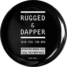 Load image into Gallery viewer, RUGGED &amp; DAPPER Detox Mineral Clay Facial Mask | Natural Acne &amp; Age Defense Treatment for Men- 5.5 Oz
