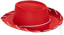 Load image into Gallery viewer, Century Novelty Children's Red Felt Cowboy Hat
