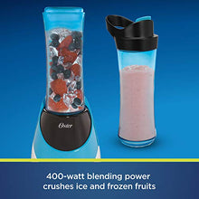Load image into Gallery viewer, Oster BLSTPB-WBL My Blend 250-Watt Blender with Travel Sport Bottle, Light Powder Blue
