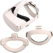 Load image into Gallery viewer, Topcovos Head Pad for Oculus Quest 2 Headband Gravity Pressure Reducing Head Pad Cushion Designed for Oculus Quest 2 Headset Accessories with Comfortable PU Leather Surface &amp; Soft Foam Pad

