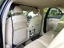 Load image into Gallery viewer, Car Partition Sneeze Guard with AC Window for Rear Portable Removable Foldable
