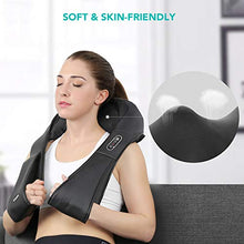 Load image into Gallery viewer, Naipo Shiatsu Back and Neck Massager with Heat Deep Kneading Massage for Neck, Back, Shoulder, Foot and Legs, Use at Home, Car, Office
