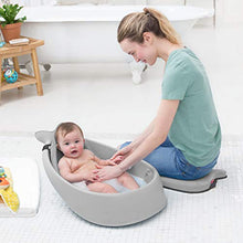 Load image into Gallery viewer, Skip Hop Baby Bath Tub, 3-Stage Smart Sling Tub, Moby, Grey
