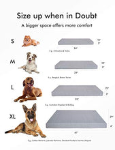Load image into Gallery viewer, PETLIBRO Dog Bed for Crate, Memory Foam Dog Crate Bed 41” x 29” Large Dog Bed Orthopedic Plush Mattress for Therapeutic Joint&amp;Muscle Relief Removable&amp;Washable Bed Cover with Waterproof Inner Lining
