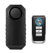 Load image into Gallery viewer, Wsdcam 113dB Anti-Theft Bicycle Motorcycle Alarm Wireless Security Vibration Motion Sensor Alarm Waterproof Bike Alarm with Remote
