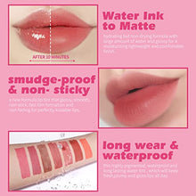 Load image into Gallery viewer, KIMUSE Water Gel Lip Tint 6 Colors Set &amp; Waterproof Eyeshadow Stick
