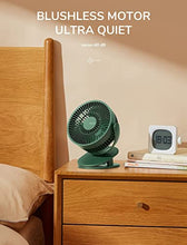 Load image into Gallery viewer, JISULIFE Neck Fan 4000 mAh Hands Free Bladeless Fan+ Stroller Fan Clip on Desk Fan 4000 mAh Rechargeable for Indoor Outdoor
