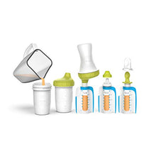 Load image into Gallery viewer, Kiinde Foodii Baby Food Maker System for Homemade Squeeze Pouches with Reusable Spouts, Spoons, Food Storage Pouch Starter Kit for Babies and Toddlers
