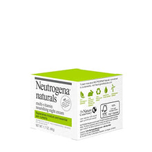Load image into Gallery viewer, Neutrogena Naturals Multi-Vitamin Moisturizing &amp; Nourishing Night Face Cream with Antioxidant Bionutrients &amp; Vitamins B, C &amp; E, Non-Comedogenic &amp; Sulfate-, Paraben-, Phthalate- &amp; Dye-Free, 1.7 oz

