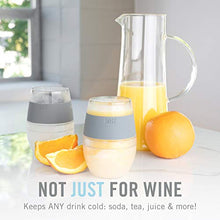 Load image into Gallery viewer, Host Freeze Stemless Double Wall Insulated Freezer Chilling Tumbler with Gel, Glasses for Red and White Wine, 8.5 oz, Translucent Green
