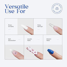 Load image into Gallery viewer, Beetles Medium Stiletto False Nails Tips 500Pcs ＆Nail Glue 3 pcs Clear Artificial False Nails Need Nail Glues for Acrylic Nail/Dip Powder Nails/Poly Nail Extension Gel Nail Art DIY Home
