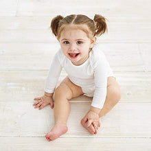 Load image into Gallery viewer, GERBER Baby 5-Pack Organic Long-Sleeve Onesies Bodysuit, White, 0-3 Months
