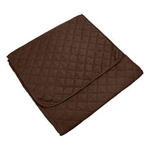 Load image into Gallery viewer, Home Details Quilted Reversible Furniture Protector Slipcover, Good for Dog Hair, Dust &amp; Spills, Machine Washable, Recliner, Chocolate-Taupe
