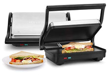 Load image into Gallery viewer, Holstein Housewares HH-0910601 2-Slice Panini Press Electric Griddle, Black
