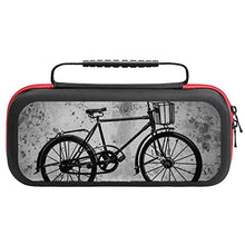 Load image into Gallery viewer, for Nintendo Switch 's Storage Box, (Shockproof) Hard Shell Case Travel Bag with 20 Game Card Pockets for Switch Console Joy-Con &amp; Accessories，Old Bicycle On A Wooden Floor
