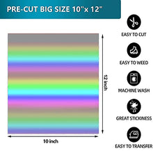 Load image into Gallery viewer, Lvoess HTV Heat Transfer Vinyl Bundle, 66 Pack 12" x 10" Iron on Vinyl Sheets with 3 Pcs Weeding Tools Set, Easy Cut &amp; Weed, for Heat Press Design T-Shirts, Silhouette Cameo or Heat Press Machine
