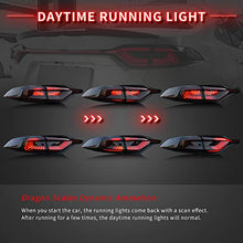 Load image into Gallery viewer, VLAND LED Smoked Tail Lights For [ Toyota Corolla 2020 2021 ] With Start Up Animation DRL Welcome lights, Sequential Turn Signal Rear Lamps, Driver &amp; Passenger Side ( Not include Tailgate Light)
