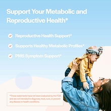 Load image into Gallery viewer, 3-in-1 Zinc Picolinate Magnesium Glycinate Supplements with Vitamin B6 | Reproductive &amp; Fertility Health, Hormone Balance, Immune System Support | PCOS Support | 60 Vegetarian Capsules

