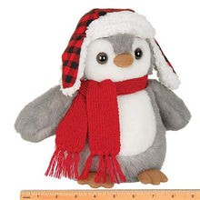 Load image into Gallery viewer, Bearington Cappy Plush Penguin Stuffed Animal with Hat and Scarf, 9.5 Inches
