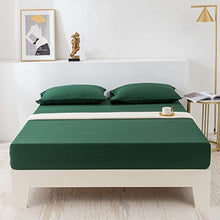 Load image into Gallery viewer, PY HOME &amp; SPORTS Queen Bed Sheets Set 4 Piece 1800 Thread Count Green Bed Sheets Queen Set with 16" Deep Pocket Super Soft and Comforterble (Green, Queen)
