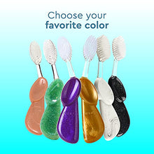Load image into Gallery viewer, RADIUS Big Brush BPA Free &amp; ADA Accepted Toothbrush Designed to Improve Gum Health &amp; Reduce Gum Issues - Right Hand - Midnight Sky/ Marble/ Soda Pop Eco Grind - Pack of 3
