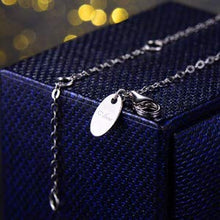 Load image into Gallery viewer, Fine Jewelry Emerald Necklace Birthday Gifts for Wife Mom Women Infinity Love Pendant Jewelry Gifts for Women Daughter Teen Girls Sterling Silver
