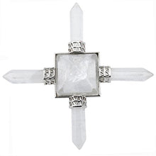 Load image into Gallery viewer, rockcloud Pyramid Energy Generator,Reiki Chakra Healing Crystal Stone,Rock Quartz

