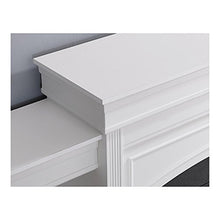Load image into Gallery viewer, Ameriwood Home Lamont Mantel Fireplace, White
