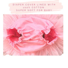 Load image into Gallery viewer, Baby Girl Pink Tutu Soft and Fluffy - Baby Girl Tutu Skirt with Diaper Cover - Infant Tutu with 2 headbands - Tutus For Girls
