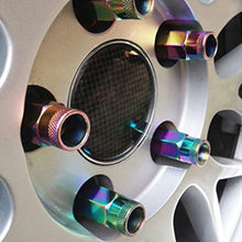 Load image into Gallery viewer, 20 PCS Universal Chrome M12x1.5 Extended Tuner Lug Nuts-Open End Cone Seat， Wheel Bolts Stud Forged Racing Lug Nuts Spline V48 Auto Acorn Rim Extend Lock Cover
