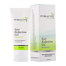 Load image into Gallery viewer, Scar Gel Reduce the Appearance of Old and New Scars - Acne, Burns, Cuts, Stretch Marks, C Section Marks &amp; Plastic Surgery - Advanced Face and Body Formula, Men and Women Pureauty Naturals - 59ml
