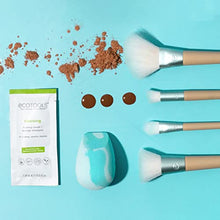 Load image into Gallery viewer, EcoTools Limited Edition Ready, Glow Makeup Accessory &amp; Care Holiday Set, Blue, 6 Piece Valentine's Day Gift Set
