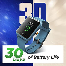 Load image into Gallery viewer, Amazfit Bip S Lite Smart Watch Fitness Tracker for Men, 30 Days Battery Life, 1.28”Always-on Display, 14 Sports Modes, Heart Rate &amp; Sleep Monitor, 5 ATM Waterproof, for Android Phone iPhone(Blue)
