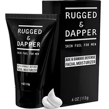 Load image into Gallery viewer, RUGGED &amp; DAPPER Age + Damage Defense Facial Moisturizer | Dual Purpose Face Lotion &amp; Aftershave for Men - 4 Oz
