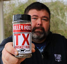 Load image into Gallery viewer, Killer Hogs BBQ TX Brisket Rub | Championship BBQ and Grill Seasoning for Texas Brisket | Great on Brisket, Ribs, Steaks, or Turkey | 16 Ounces by Volume (11oz by Net Weight)
