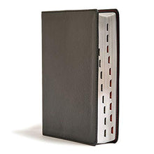 Load image into Gallery viewer, CSB Tony Evans Study Bible, Black Genuine Leather, Indexed, Black Letter, Study Notes and Commentary, Articles, Videos, Ribbon Marker, Sewn Binding, Easy-to-Read Bible Serif Type

